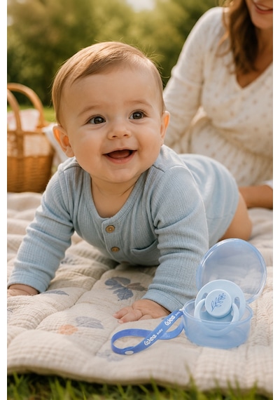 Wee Baby Emzik Saklama Kutusu Mavi