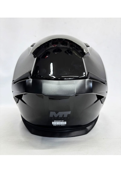 Mt Braker Sv Pure A11 Parlak Siyah İç Güneş Vizörlü Kask Siyah