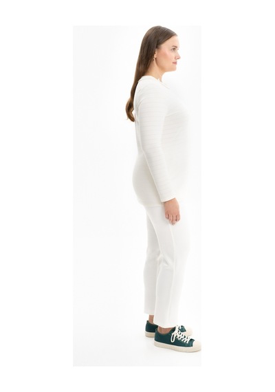 Aker 24ss02616112 Büyük Beden Bluz 24ss02616112 052 Ekru