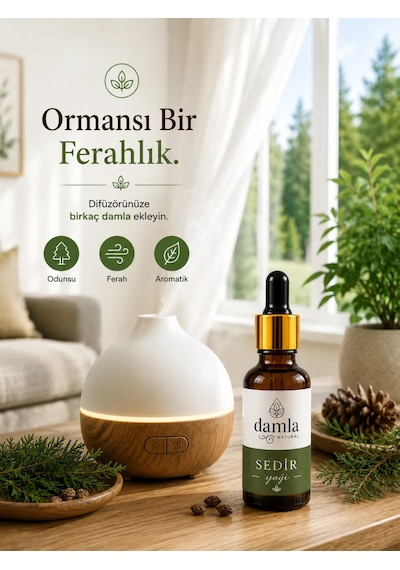 Biodamla Natural Sedir Yağı 20 Ml