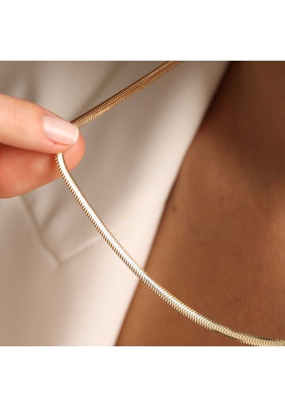 Sembol Gold 50 CM Balık Sırtı Altın Zincir 3 MM