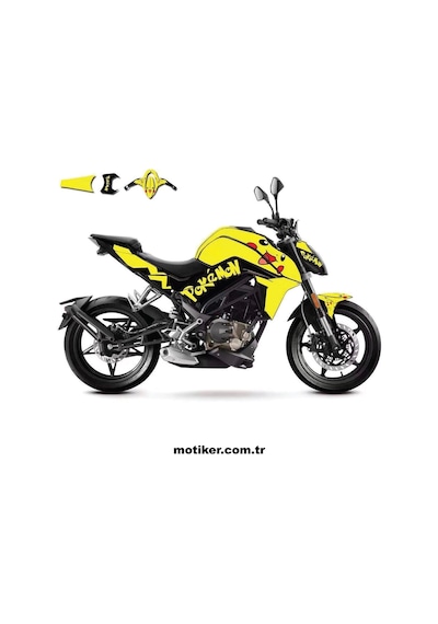 CF MOTO NK250 Pokemon Pikacu (Pikachu)Kaplama Sticker Modeli