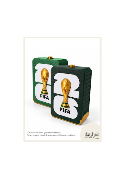 Fıfa World Cup 2026 Panini Sticker Uyumlu Fifa Dünya Kupası 2026 Futbolcu Sticker Koleksiyon Kutusu-yeşil