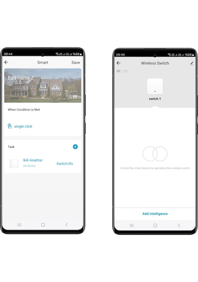 Zigbee Senaryo Düğmesi Tuya, Smart Life Uyumlu
