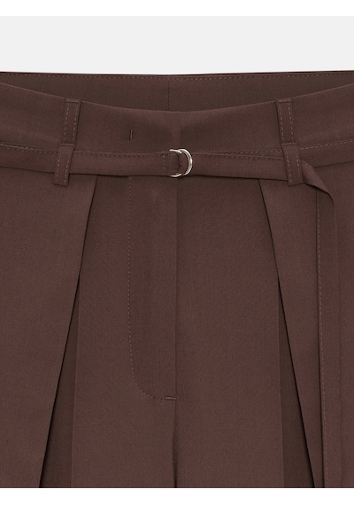 Dilvin 72665 İnce Kemerli Pantolon-kahve