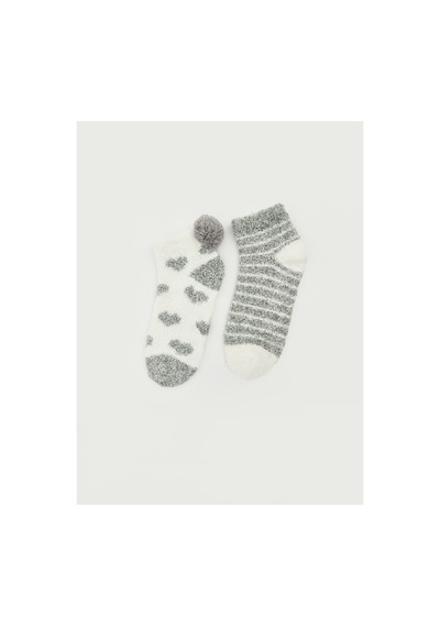 Lc Waikiki Alıta Cıty Farkıyla Lcw Dream Gri Desenli 2'li Paket Kadın Soket Çorap Gri - 925413108 Gri Lc Waikiki Alıta Cıty Farkıyla Lcw Dream Gri Desenli 2'li Paket Kadın Soket Çorap Gri - 925413108 Gri