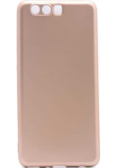 Huawei P10 Kılıf Zore Premier Silikon Kapak Gold