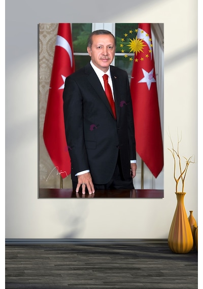 Recep Tayyip Erdoğan Başkan Erdoğan Rte Kanvas Tablo 7 Farklı Ölçü