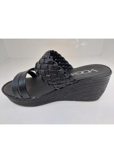 Voga 2026 Dolgu Topuk Comfort Casual Kadın Terliği 001