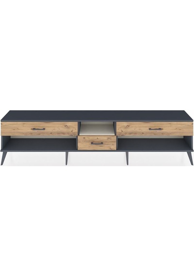 Arges Tv Ünitesi Tek Raflı 3 Çekmeceli 220x30x51 Antrasit-aytaşı/çam Aytası/atlas Çam - Antrasıt Arges Tv Ünitesi Tek Raflı 3 Çekmeceli 220x30x51 Antrasit-aytaşı/çam Aytası/atlas Çam - Antrasıt