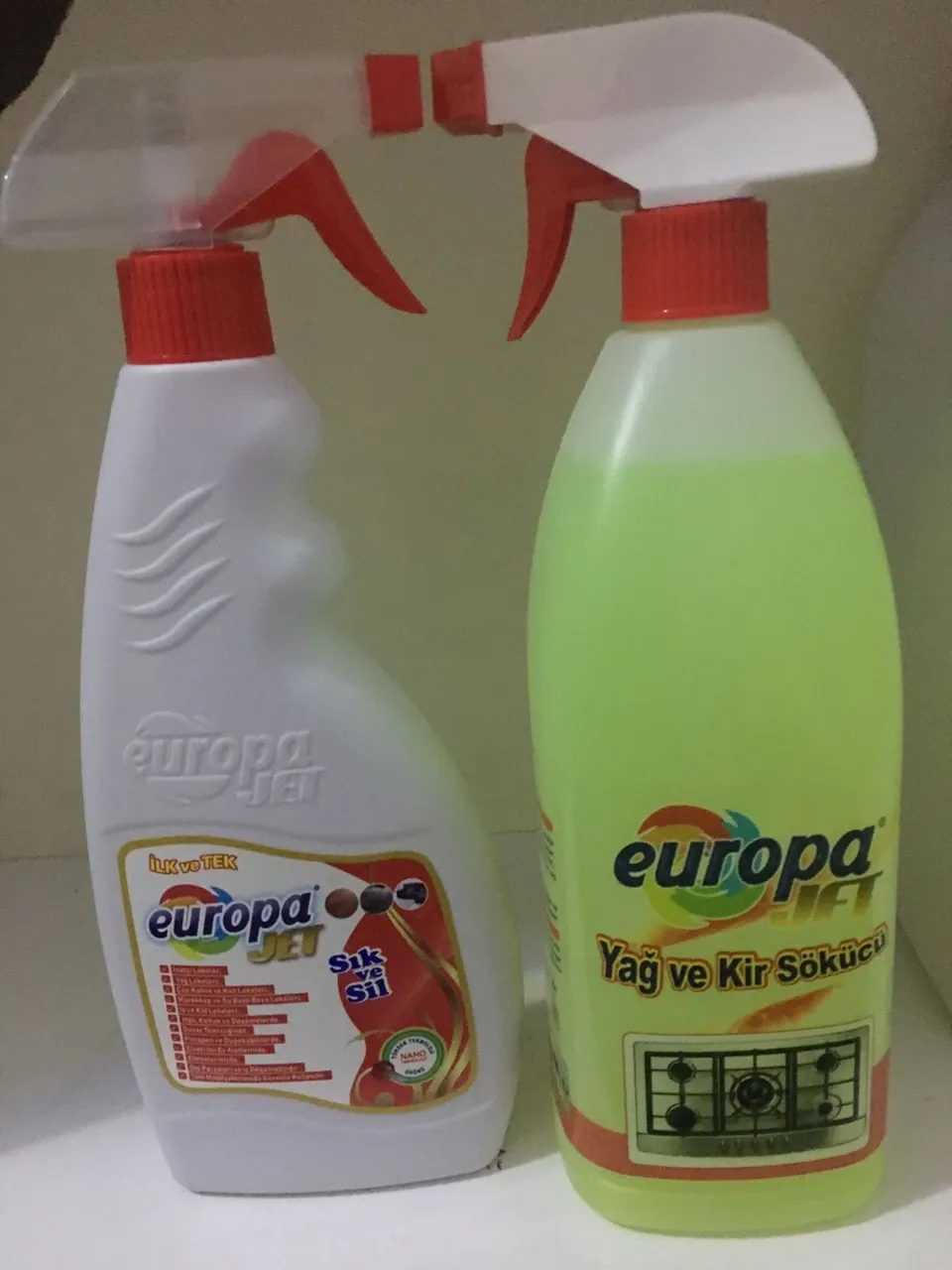 Europajet Leke, Yağ Ve Kir Sökücü Güçlü , Çok Amaçlı Temizlik 2'li Set