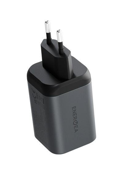 Energea Ampcharge Mini 100 2 Adet 100w Type-c Ve 1 Adet 30w Usb Çıkışlı Pd Pps Qc 3.0 Gan Hızlı Şarj Aleti - Siyah