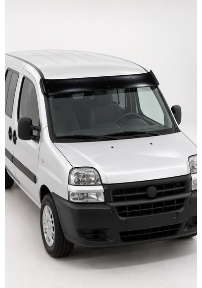 Fiat Doblo 2000-2005 Uyumlu Ön Cam Dış Güneşlik Sunvisor Abs Siyah