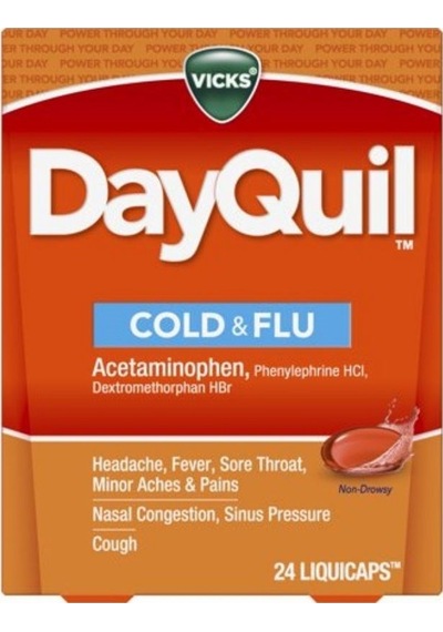 Vicks DayQuil Cold & Flu Multi-Symptom LiquiCaps 24 Capsul