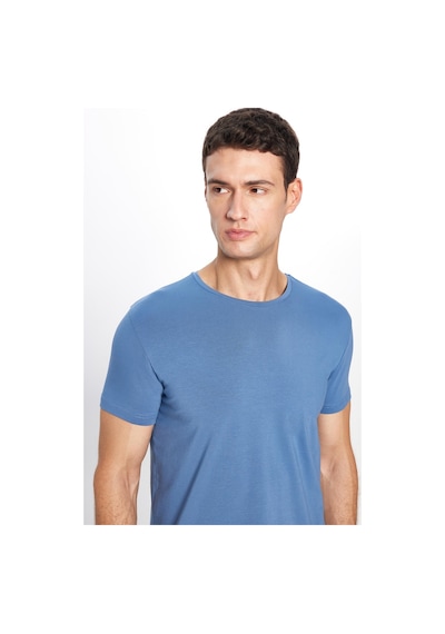 Tudors Erkek Slim Fit Dar Kesim Pamuklu Yumuşak Dokulu Esnek Kumaş Düz Basic Mavi Bisiklet Yaka Tişört-31554-mavi Mavi Tudors Erkek Slim Fit Dar Kesim Pamuklu Yumuşak Dokulu Esnek Kumaş Düz Basic Mavi Bisiklet Yaka Tişört-31554-mavi Mavi