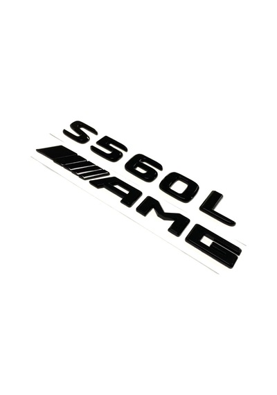 S 560l Ve Amg Piano Black Bagaj Yazısı Seti 2'li 3m 3d Abs