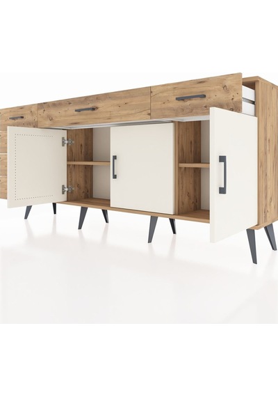 Arges Konsol 2 Raflı 6 Çekmeceli 3 Kapaklı 176x30x83 Çam-aytaşı/çam Aytaşı/çam Arges Konsol 2 Raflı 6 Çekmeceli 3 Kapaklı 176x30x83 Çam-aytaşı/çam Aytaşı/çam