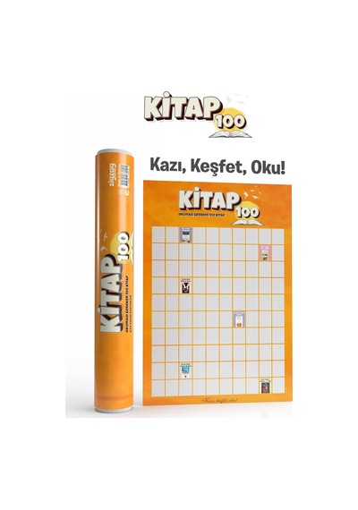 Kitap 100 Kazı Kazan Okuma Listesi Takip Posteri