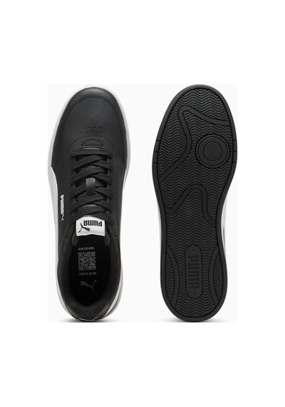 Puma Court Classic Clean Siyah Erkek Sneaker SİYAH-BEYAZ