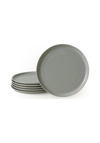 Gri Hitit Servis Tabağı 28 Cm 6 Adet 616 Çok Renkli