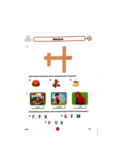 2.sınıf Deneme Sınavı - 3 Kitapcık