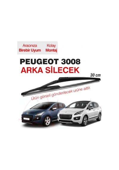 Peugeot 3008 Arka Silecek 2009-2016