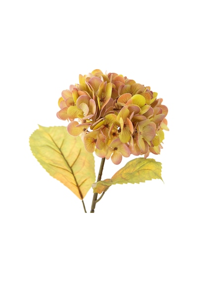 Mudo Home Ortanca Çiçek Amber 54 Cm Sarı