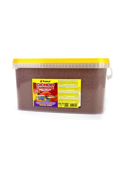 Tropical Cichlid Carnivore Small Pellet 1000 Gr Açık
