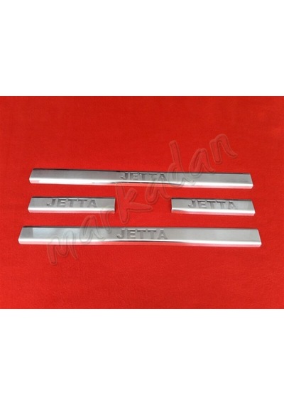 Markadan Vw Jetta Krom Kapı Eşiği 2006-2011 4 Parça Paslanmaz  Çel