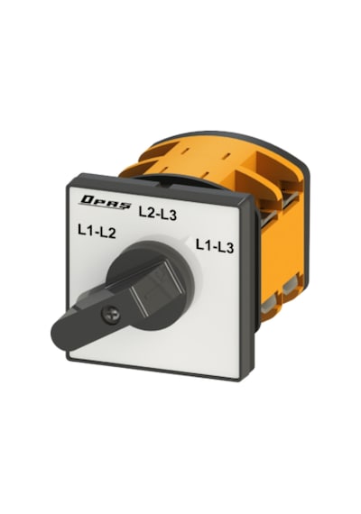Opaş Ykl ,3-faz/16a 3pozisyon, 0'sız L1-l2-l3 Voltmetre Komitatörü