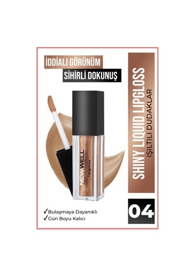 Shiny Liquid Lipstick, Parlak Dudaklar İçin 00