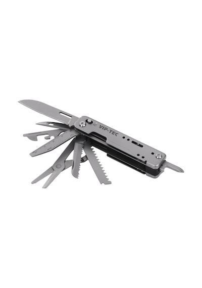 Vip-tec Vt875194 13 Parça Multifonksiyonel Kamp Çakı/multitool Gri