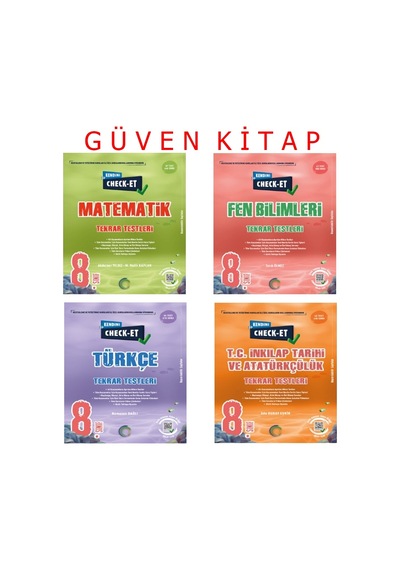 Okyanus Yayınları Lgs Check Et Mat. Fen Türkçe İnk. S.b. Seti