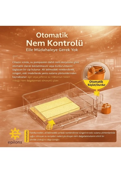 Fx100 Tam Otomatik Kuluçka Makinesi 100 Yumurta Kapasiteli Yeni Nesil Havalandırma Otomatik Su S