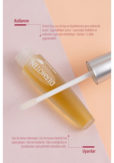 Dermoten Kaş & Kirpik Bakım Yağı 20 ML