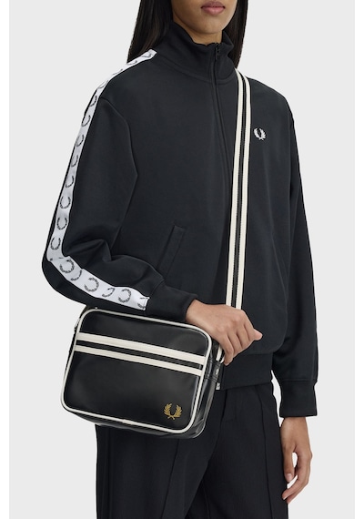 Fred Perry Logolu Ayarlanabilir Askılı Çanta Unisex Çanta L2168 D57 Siyah-ekru