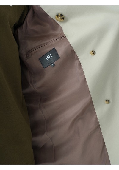 Regular Fit Erkek Trenchcoat Gri