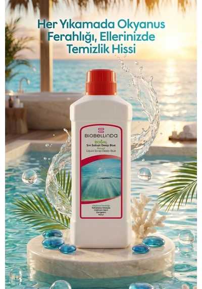 Doğal Sıvı El Sabunu Deep Blue 750 Ml