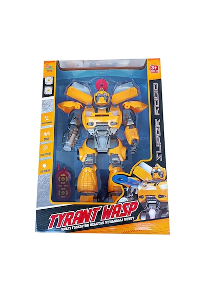 Uzaktan Kumandalı Dev Boy Optimus Prime Bumble Bee Transformer Mermi Ve Disk Atan Oyuncak Robot Bumble Bee