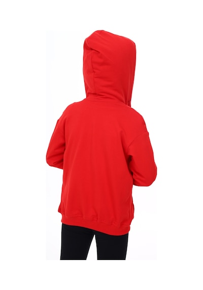 Toontoy Kız Çocuk Baskılı Hırka Kırmızı