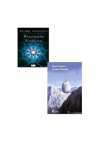 Rezonans Kanunu - İnsan Olmak - Engin Geçtan - Pierre Franckh 2 Kitap Set Ücretsiz Kargo