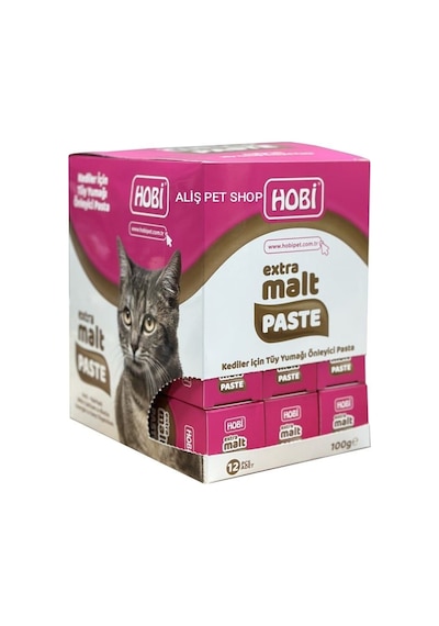 Hobi Extra Malt Paste Kediler İçin Tüy Yumağı Önleyici Pasta 100 G