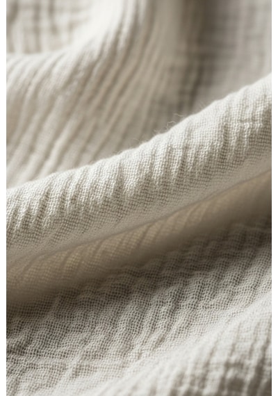 Combattente Exclusive Products Yeni Sezon Müslin Kimono - Bağlamalı Kol Detayı, Lüks Oversize Kadın Kimono - Oeko-tex Sertifikalı Kumaş Beyaz