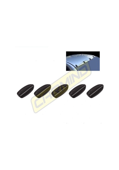 Otomarketin Mini 5 Li Balık Sırtı Anten Siyah