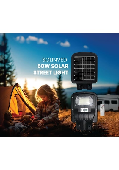 Solinved 50w Solar Sokak Lambası