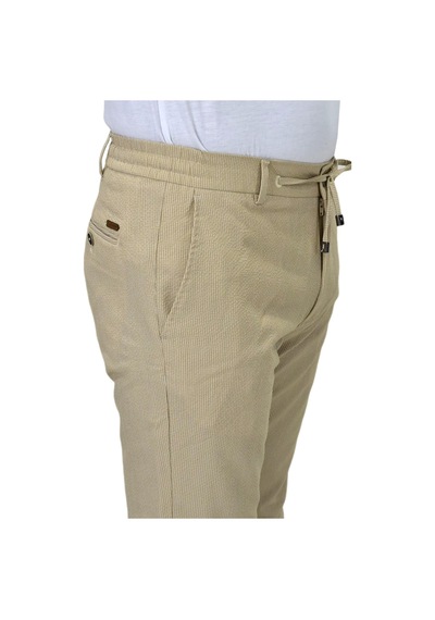 Erkek Bej Rengi Jogger Lastikli Pantolon 1920 Bgl-st04419 Bej