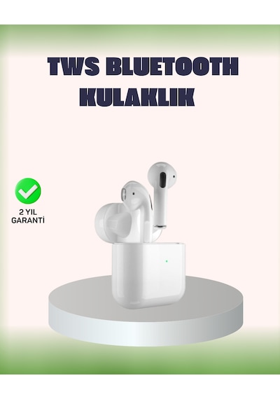 Apple İphone Uyumlu 11 12 13 14 15 Destekli Kablosuz Kulaklık Gürültü Önleyici Hifi Ses Sarı