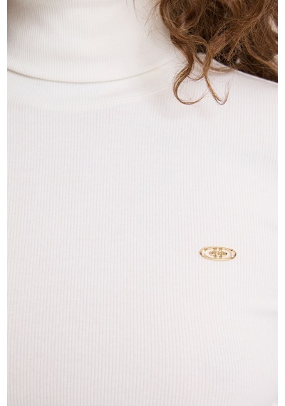 U.S. Polo Assn. Kadın Beyaz Tişört 50333795 Vr265 Fıldısı