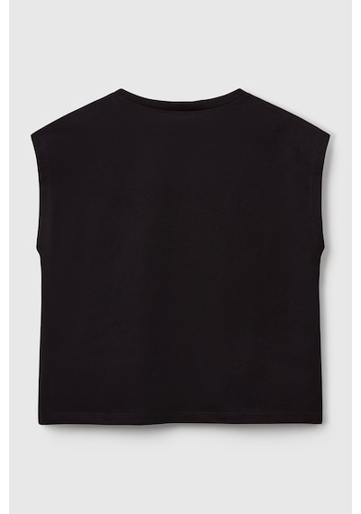 United Colors Of Benetton Kız Çocuk T Shirt 3jerc10pb Siyah Siyah