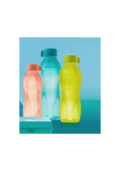 Eko Şişe 1 Litre Matara Suluk Vidalı Kapak Water Bottle Hsgl Mavi Mavi